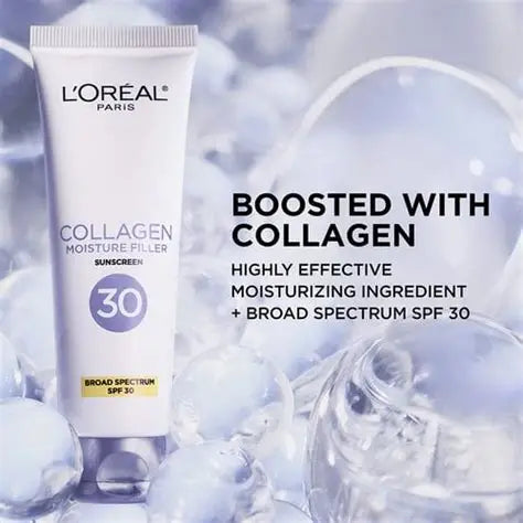 L'Oréal Paris Collagen Moisture Filler Face Cream with SPF 30 + Free Serum